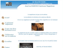 Tablet Screenshot of bartoli-magnetiseur.com